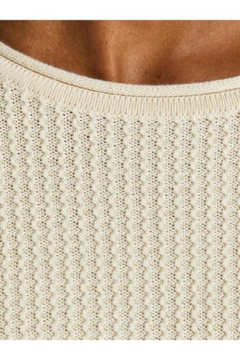 Jack & Jones Pullover Strickpullover JPRBLUCARLOS KNIT CREW NECK mit Rundhalsausschnitt