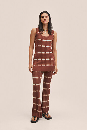MANGO Woman Brown Women's Blouse 27045766