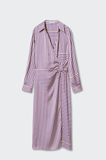 MANGO Woman Mor Kadın Elbise 37032885