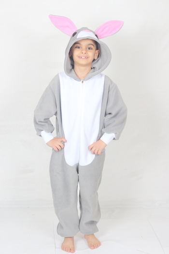 YÜSÜ Children's Gray Rabbit Costume