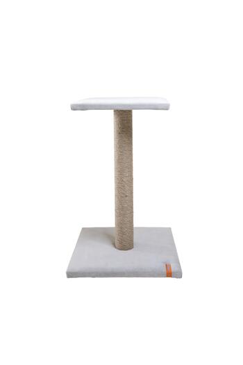 PUGALO Catnipli Platform Gray Cat Scratching Board Gray Thin Pipe Scratching Board