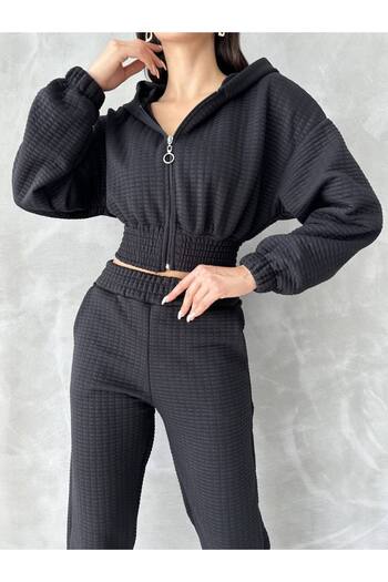 FMB Ticaret Honeycomb Patterned Set
