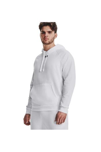 Under Armour 1379757   Λευκό ανδρικό μπουφάν Ua Rival Fleece Hoodie