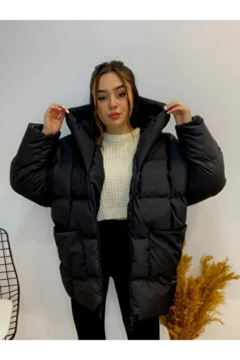 zennebutiq Hooded Oversize Puffer Jacket
