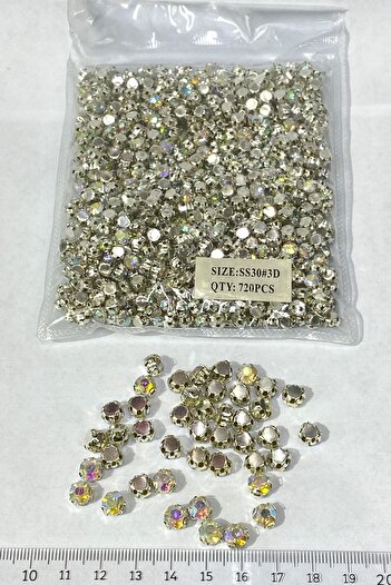 Hobigram Beads Assortment Janjanlı Metal Case Strut Beyoğlu Stone Ss 30 - 288 Pieces – Beads, Stylish Design –