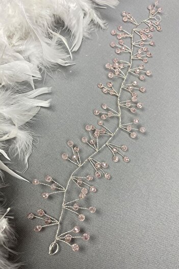 Hobigram Hair Accessory Powder Vella Beaded Bridal Crown Hair Accessory – Other Hair Accessories, Stylish Design –