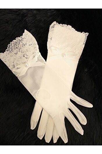 Hobigram Wedding Wedding Product Bridal Gloves – Special Design, Accessories, Quality Production, Eye-Catching Style