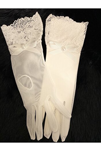 Hobigram Wedding Wedding Product Bridal Gloves – Special Design, Accessories, Quality Production, Eye-Catching Style