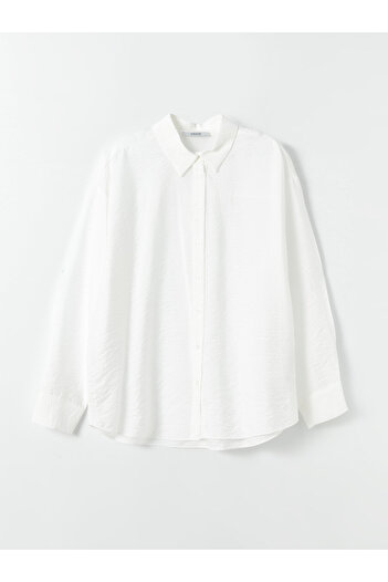 LC Waikiki Long Sleeve Oversize Poplin Women's Shirt