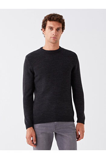 LC Waikiki Men's Knitwear Sweater - Long Sleeve, Crew Neck