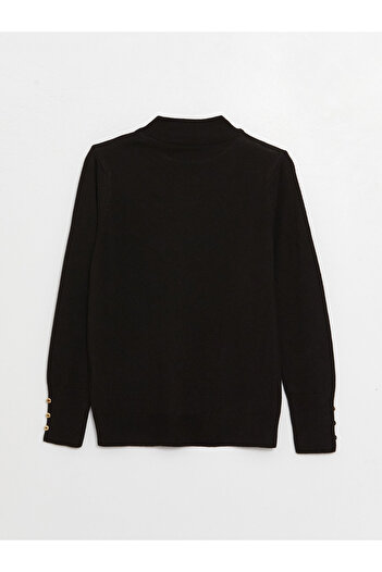 LC Waikiki Half Turtleneck Plain Long Sleeve Women's Knitwear Sweater