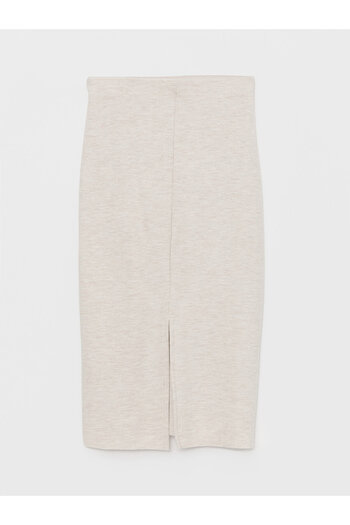 LC Waikiki Women's Slim Fit Plain Knitwear Skirt