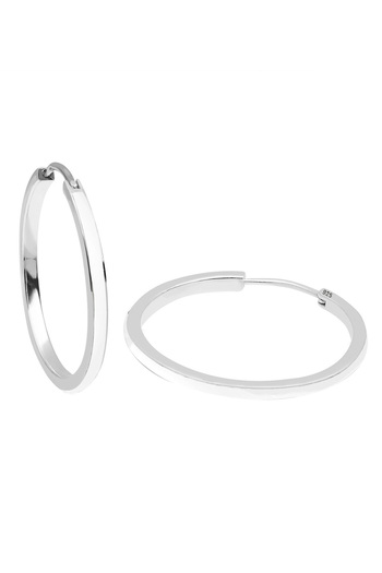 ELLI Ohrringe Creolen Klassisch Emaille 925 Sterling Silber