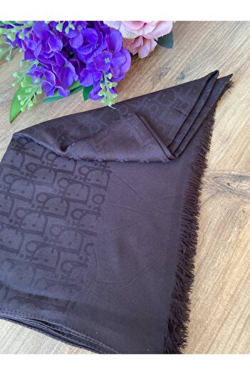 Nilbutik Γυναικείο σάλι Hijab Silky Shiny Jacquard D Pattern