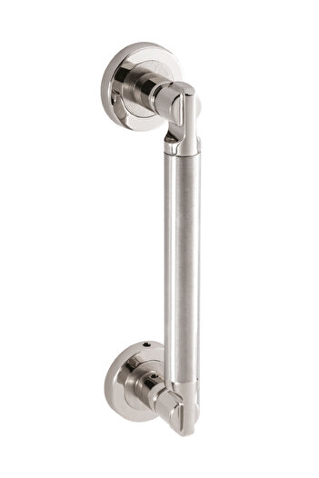 Sofuoğlu Şebboy Maner de tragere din inox cu rozetă / 20 Cm / Nichel-satinat - Preţul este pentru 1 bucată