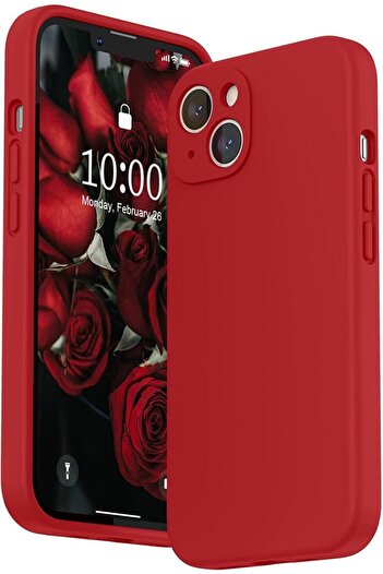 Dolia For Apple Iphone 13 Kılıf Lansman Kadife Kamera Korumalı Yumuşak Silikon