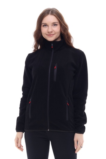 GHASSY CO. Ghassyco. Kadın Tam Fermuarlı Kalın Outdoor Polar Ceket