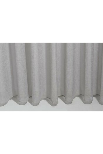 Brillant Rüyaper High Ceiling Custom Made Natural Linen Tulle Curtain up to 330 Size 1/3 Frequently Pleated