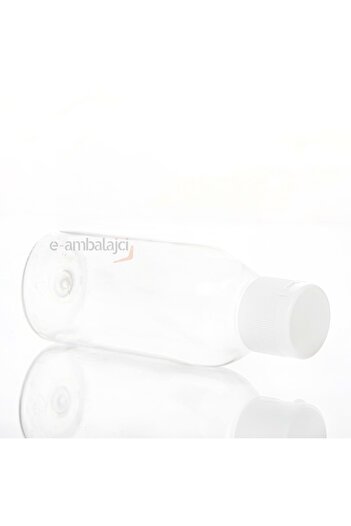 mbkambalaj 100ml PET Bottle and White Fliptop Cap (50 Pieces)
