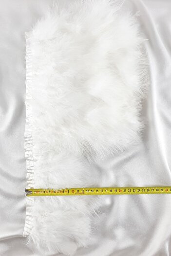 Hobigram Decorative Stripe White Maya Feather – Special Design, Accessory, Quality Production, Eye-Catching Style – Decorat