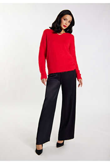 Faina Rückenfreier Pullover caspio