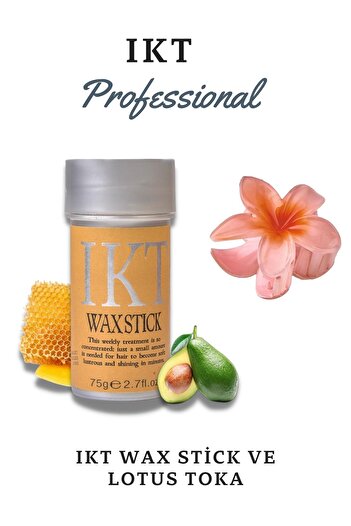 IKT Hair Wax Stick 75gr Ve Lotus Toka