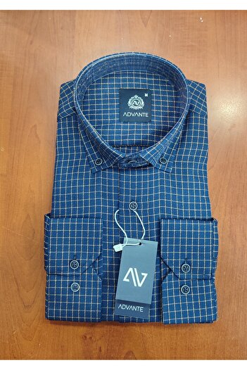 ADVANTE DAYNOGLU NEW SEASON LONG SLEEVE POCKET CLASSIC MEN'S SHIRT