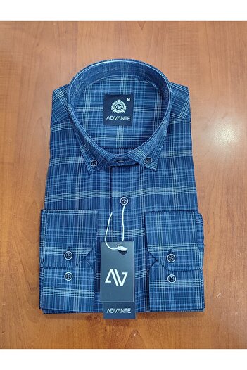 ADVANTE DAYNOGLU NEW SEASON LONG SLEEVE POCKET CLASSIC MEN'S SHIRT