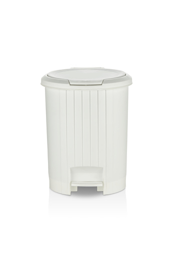 Carat Home Exclusive Push Opening Mechanism Bathroom and Kitchen Pedal Trash Can