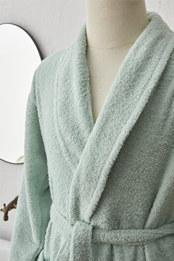 Karaca Home Set halat de baie 100% roz Lottie (L/XL) Verde