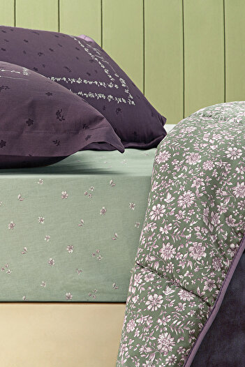Puffy Lela Single Threefy Sleeping Set - Ash Purple