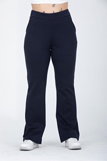 EMEZ Navy Blue Pocket Steel Fabric Trousers