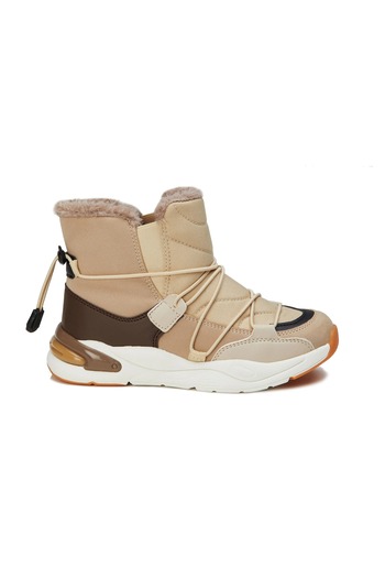 Vicco Pablo Light Fur Inside Unisex Παιδικές Μπεζ/Καφέ μπότες χιονιού