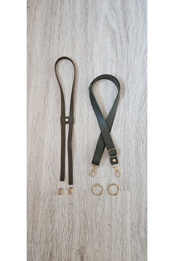 NAZENİN HOBİ AKSESUAR LEATHER STRAP AND SPRING RING KIT