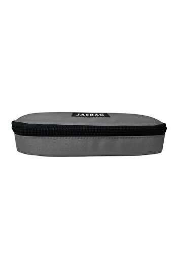 Jacbag Oval Medium Gray Boy's Pencil Bag