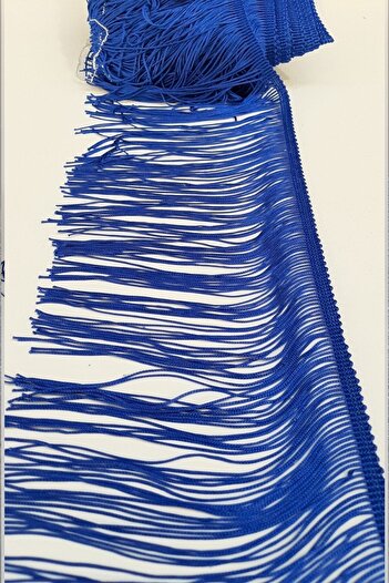 Hobigram Decorative Ribbon Saks Blue 15 cm Fringe Ribbon Tassel – Decorative Ribbon, Stylish Design, Women's Accessory
