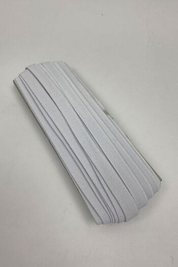 Hobigram Decorative Stripe White Flat Rubber 1.5 cm 10 Mt – Decorative Stripe, Stylish Design, Women's Accessory – D