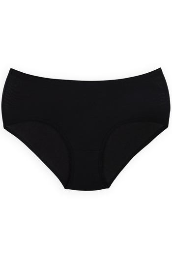 Humaone 5-Piece Black Women's Lycra Bato Cotton Panties Bt1-d11