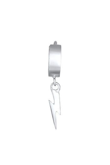 KUZZOI Ohrringe Blitz Tek Scharnier Creole 925 Silber