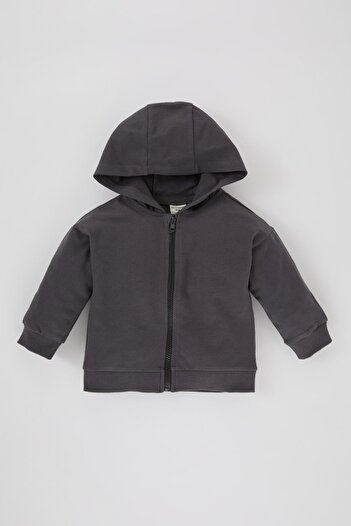 DeFacto Hooded Cardigan for Baby Girl - A7217a523au