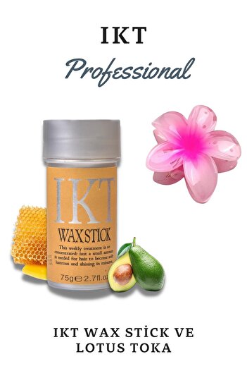 IKT Hair Wax Stick 75gr Ve Lotus Toka