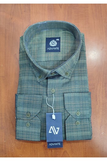 ADVANTE DAYNOGLU NEW SEASON LONG SLEEVE POCKET CLASSIC MEN'S SHIRT