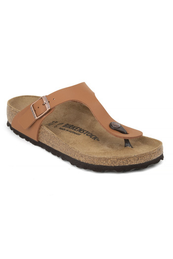 Birkenstock Σαγιονάρες Gizeh BS Καθημερινές Ορθοπεδικές Παντόφλες Εσωτερικό Δερμάτινο