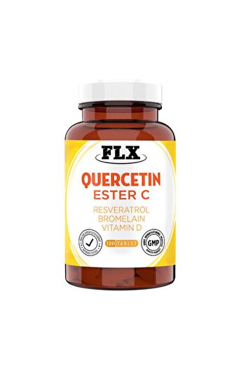 FLX 120 Tablet Quercetin Kuersetin Resveratrol Magnesium Ester C Vitaminini Complex