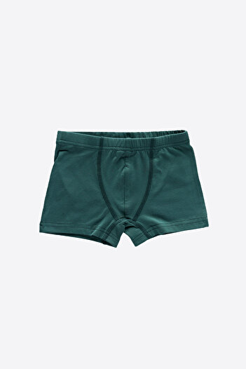 Malabadi Boy's Green 3 Pack Cotton Elastane Boxers 209
