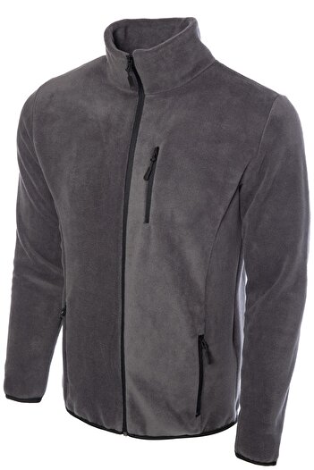 GHASSY CO. Men's Pro Windproof 5-Pocket Outdoor Full Zipper Fleece Jacket
