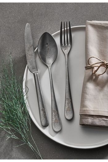Narin Epsilon Series - Retro - Floral Pattern - 42 Piece Cutlery Set
