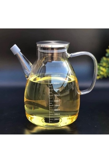 behila Tess Borosilicate 1 Liter Glass Oil Pot / Vinegar Pot