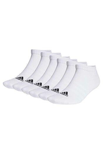 adidas Packung mit 6 Unisex-Sneakers – gepolstert, niedrig geschnitten, Logo, gefüttert, groß