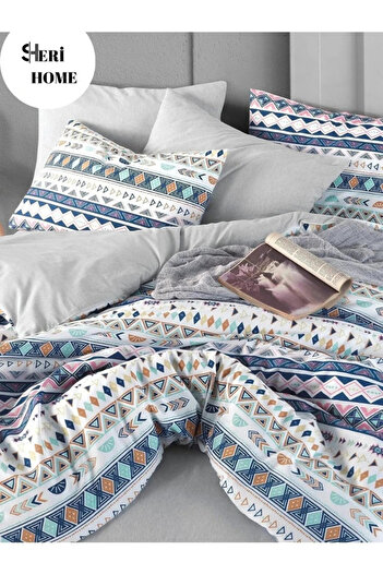 Sheri Home Basic Orange Легко прасується Двоспальний комплект постільної білизни з 4 подушками 200 X 220 100% бавовна 01202488 новий